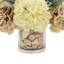 White And Mauve Hydrangea Bouquet With Shells