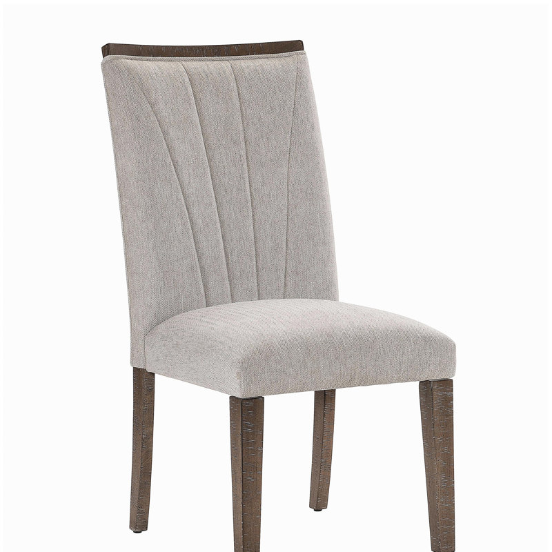Ensemble de chaises d'appoint au design moderne 2, meubles en bois massif brun