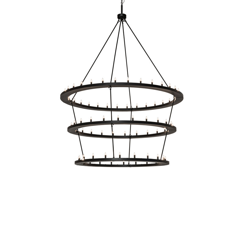 Lustre à plusieurs niveaux 76 lumières Loxley