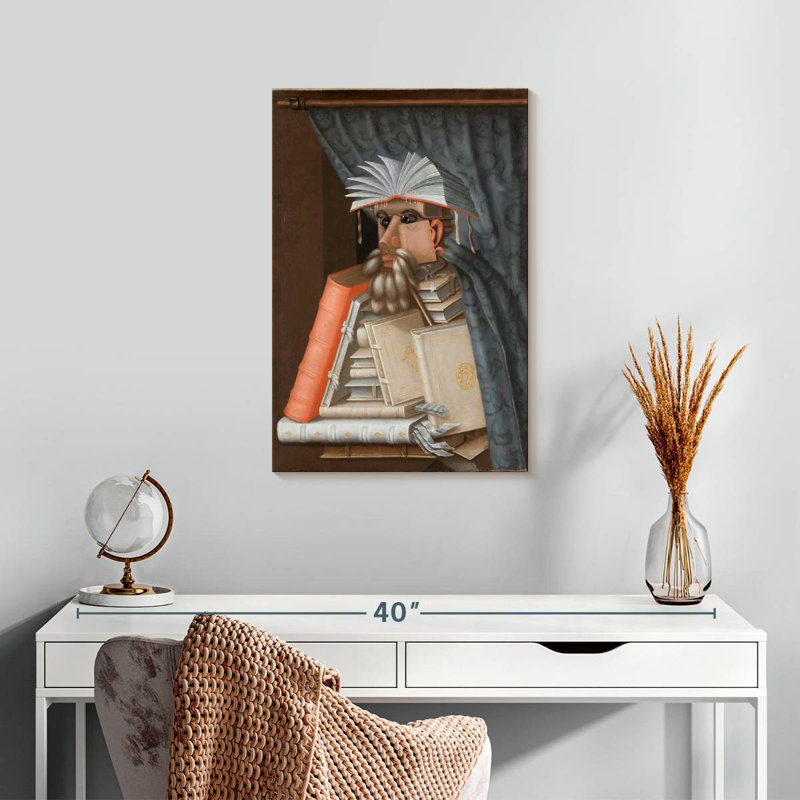 The Librarian, 24" H x 16" W