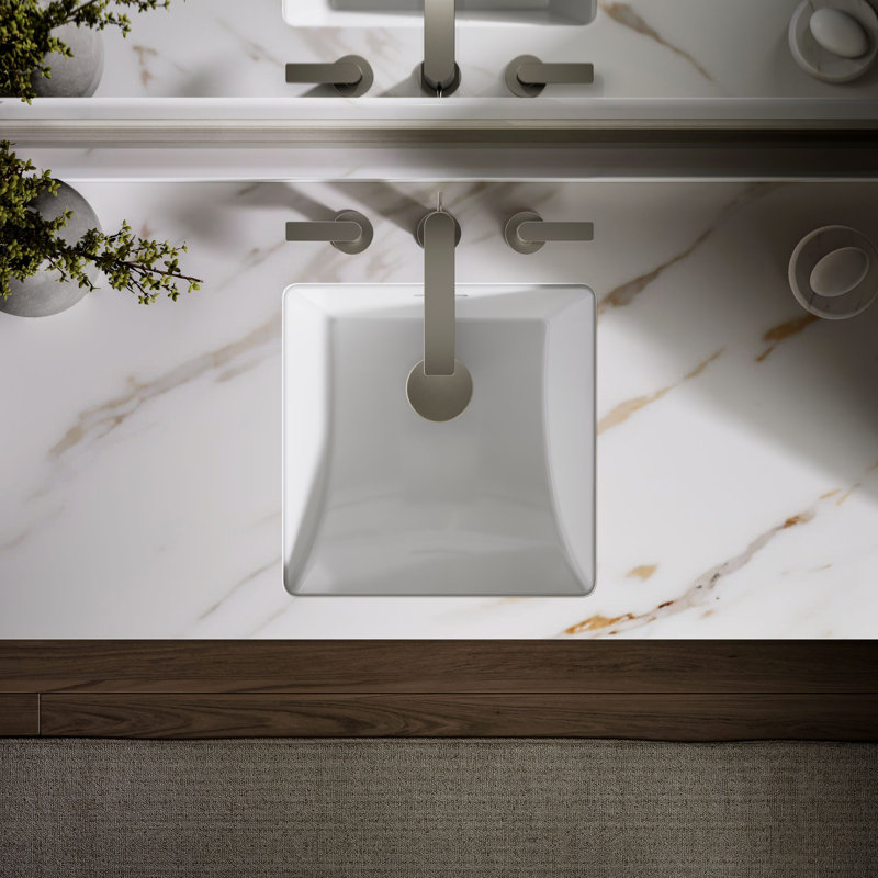 Brazn Square Undermount Bathroom Sink