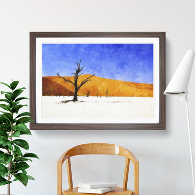 Trees in the Namibia Desert - Picture Frame Graphic Art