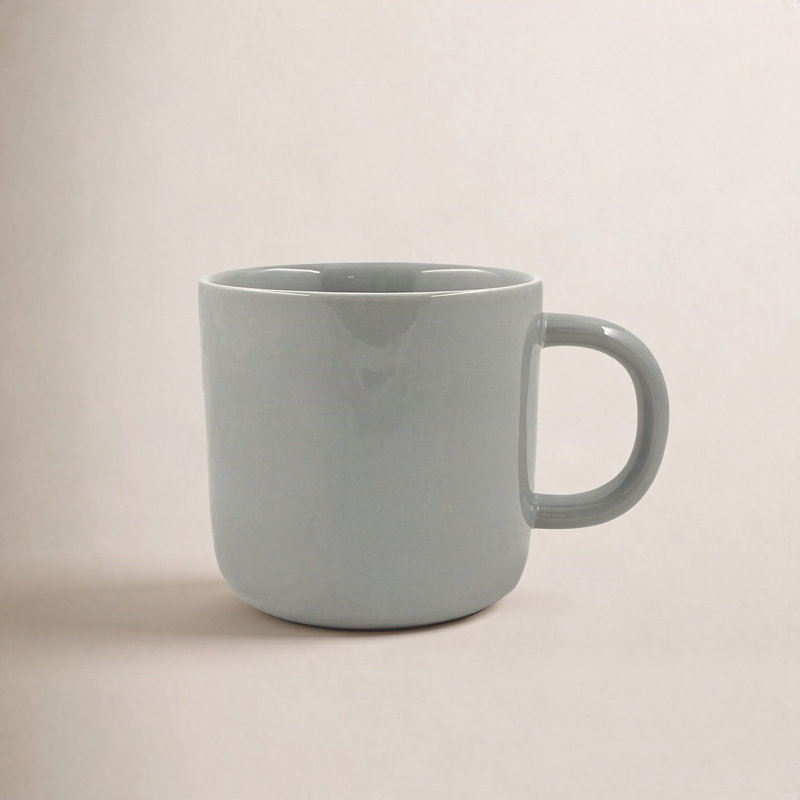 Canvas Home Reims Stoneware Coffee Mug 14oz, Light Gray