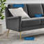 Canapé en velours Chesapeake Performance par Modway-249240927-154083185