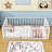 Idonah Metal Floor Bed with Fence and Door-1551245005-1551245004