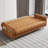 Brown Polyester Modular Sofa bed cushion couch With Storage