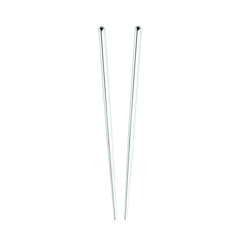 CHOPSTICKS Stainless Steel Chopsticks, Silver