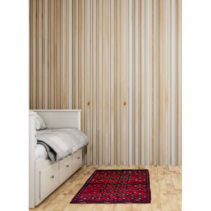 Rizbaft Red Rug 3'5" x 5'7"