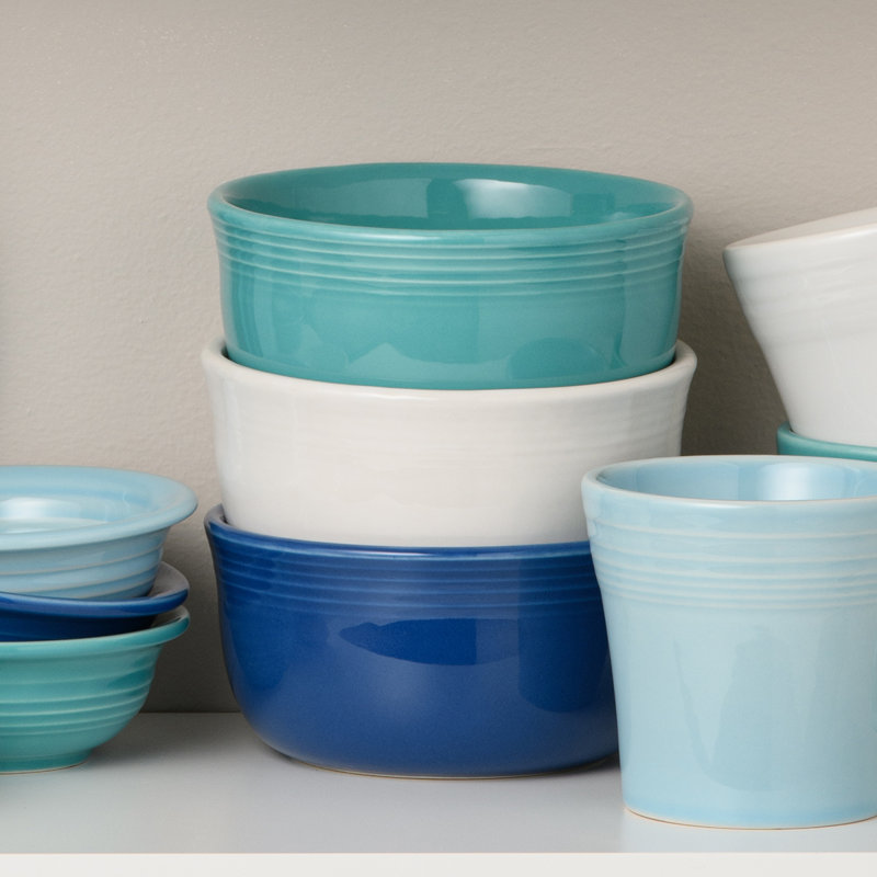 Bol tout usage de 28 OZ de 6 po Gusto de Fiesta, Turquoise