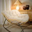 Chaise berçante en osier pour l'intérieur-711491269