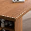 Table rectangulaire robuste en bois de frêne-1925624225