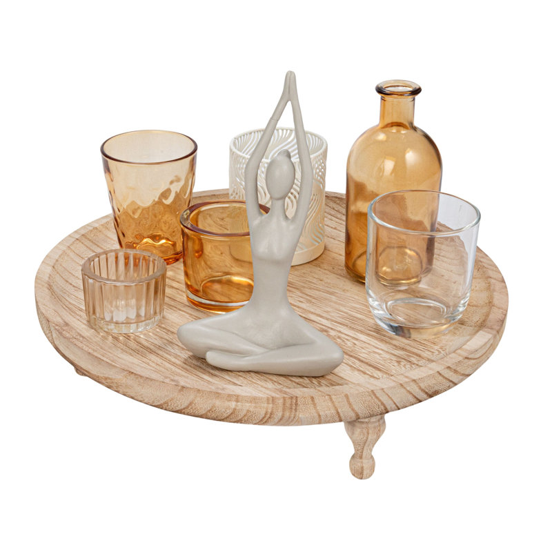 10.25'' H Glass Tabletop Votive Holder