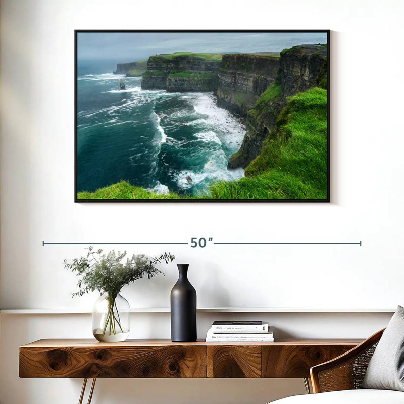 Hannes Windy Cliffs Of Moher, 27" H x 40" W