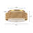 3-Light Natural Rattan Drum Flush Mount