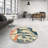 Abstract Indoor Rug-309981872