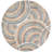 Aramus Machine Washable Abstract Ivory/Multi Rug-1036863921