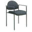 Chaise empilable Wade Diamond, casquette moulée, siège en cascade, crêpe noire