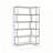 Space-Saving Freestanding Corner Bookshelf with Safety Features-129159053