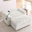 Canapé inclinable moderne avec repose-pieds double beige