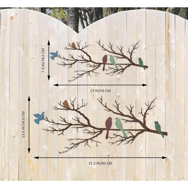 Metal Wall Decor, Colourful