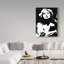 «Black and White Portrait», reproduction de photo sur toile tendue-31876987