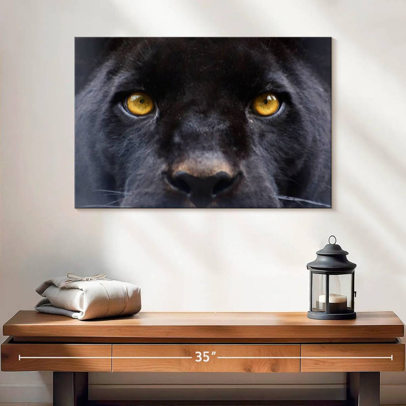Brampt Panther Eyes, 16" H x 24" W