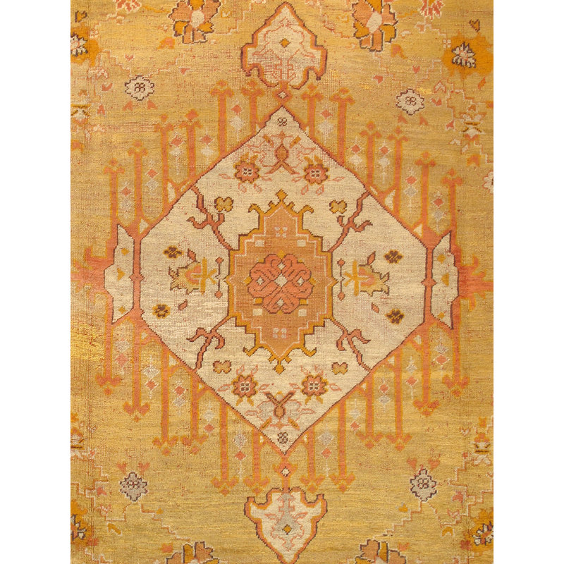 Oushak Hand Knotted Wool Oriental Area Rug