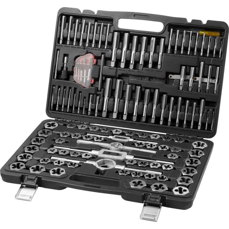 18.5" Tap and Die Set Bearing Steel Threading Tool