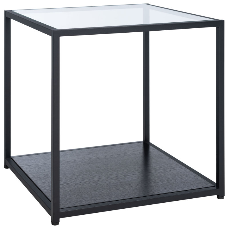 Clybourne Glass Top End Table