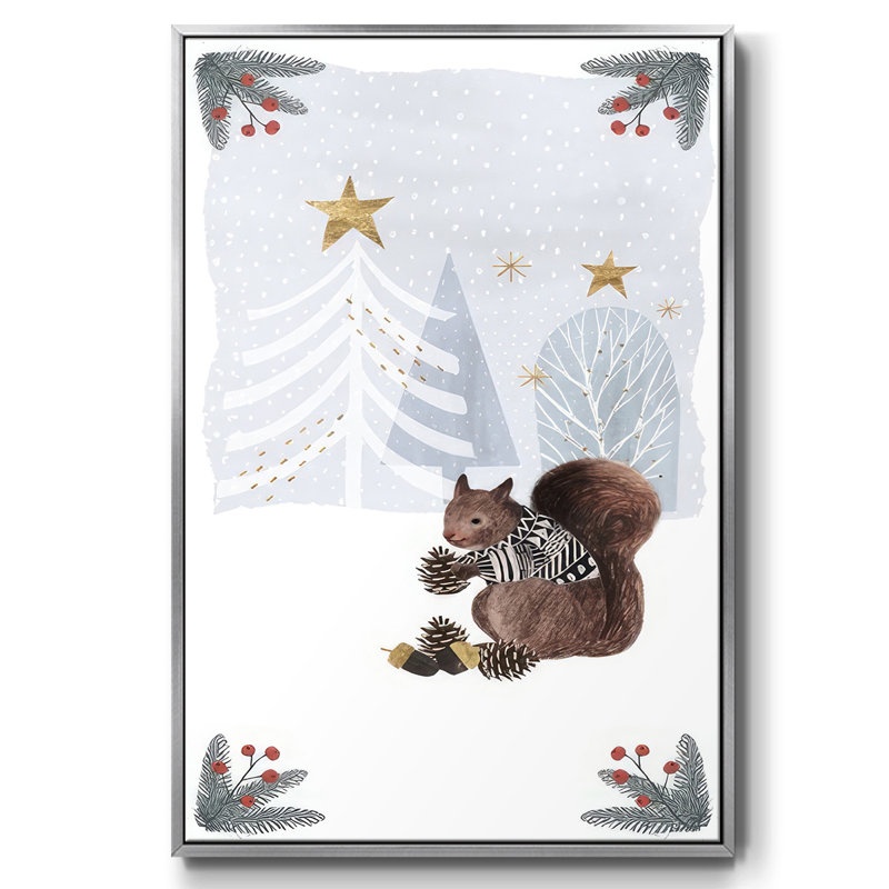Cozy Christmas Collection B, H 25 po x l 17 po x P 1,5 po, Gris