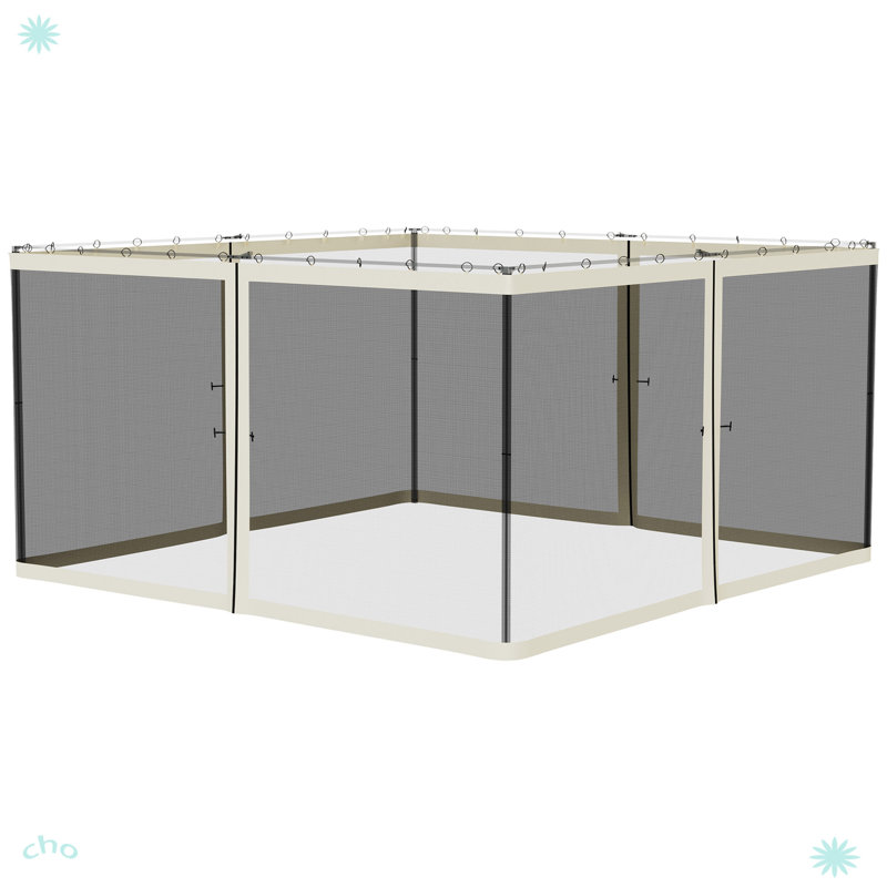 Replacement Mesh Sidewall Netting For Patio Gazebos And Canopy Tents