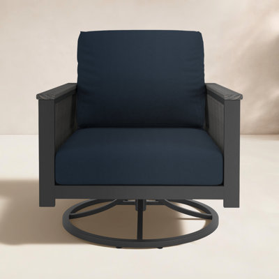 Townsend Sunbrella® Swivel Patio Rocking Chair
