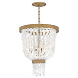 Dune 4 - Ligh Crystal Tiered Pendant