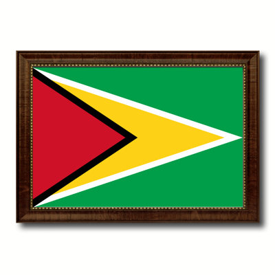Guyana Country Flag on Canvas
