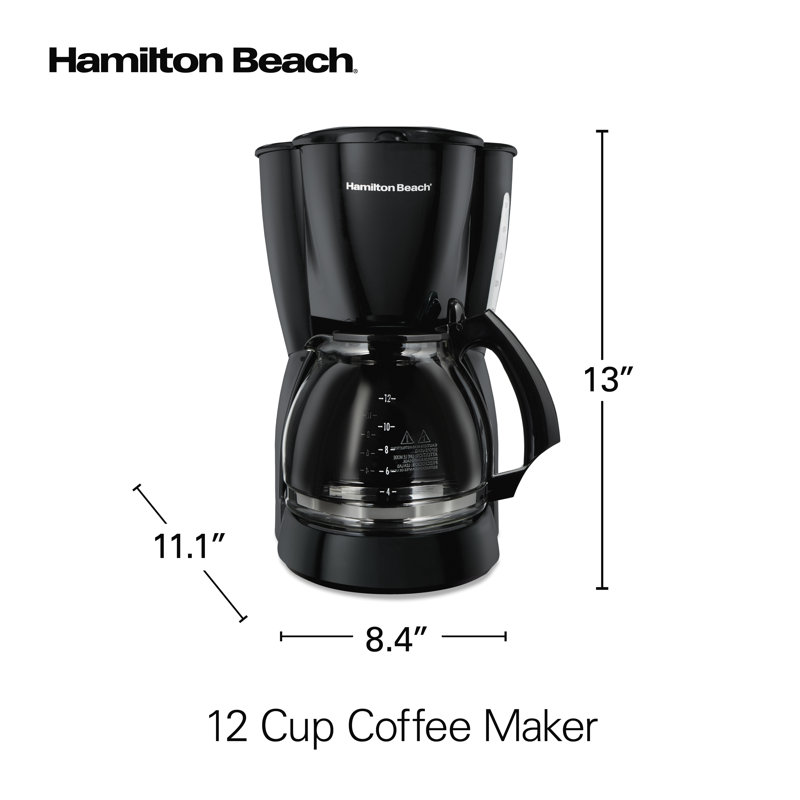 Carafe en verre 12 tasses Hamilton Beach®