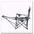 Reclining Camping Chair with 4 Adjustable Positions, Footrest, and Portable Folding Design