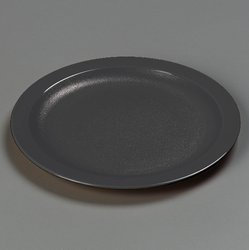 9" Narrow Rim Plate, Black