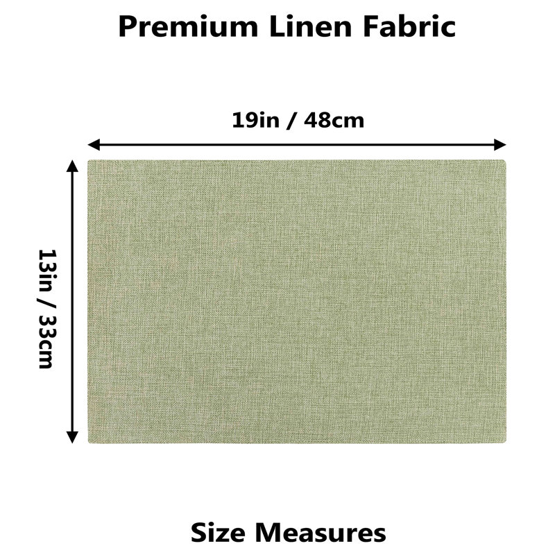 Polyester Placemat, Grass Green