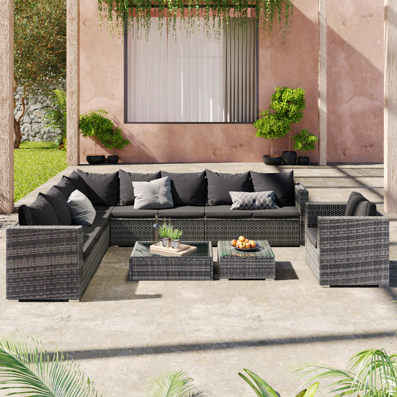 8 - Person Seating Group With Cushions