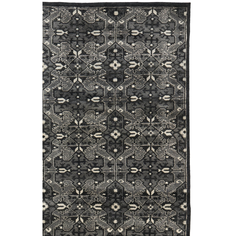 Ralph Lauren Sheldon Wool, Cotton, Silk Oriental Rug, Rectangle 6' x 9'