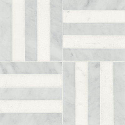 SAMPLE-Matisse 12.13" x 12.13" Marble Wall & Floor Tile