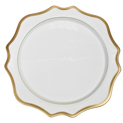 Annas Palette Porcelain China Scalloped Charger