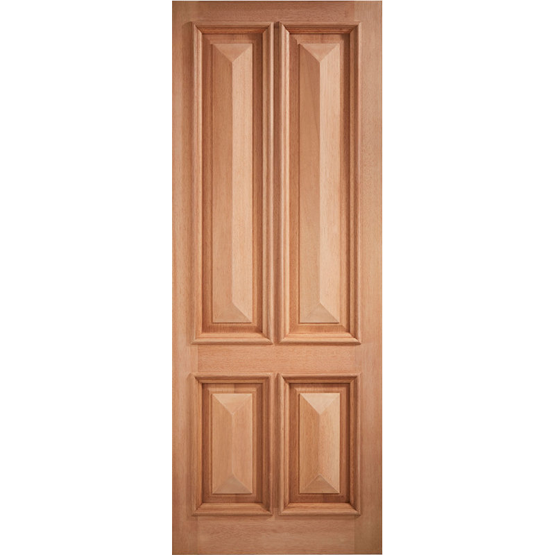 Islington 4P Hardwood External Door, 1981mm H x 762mm W x 44mm D