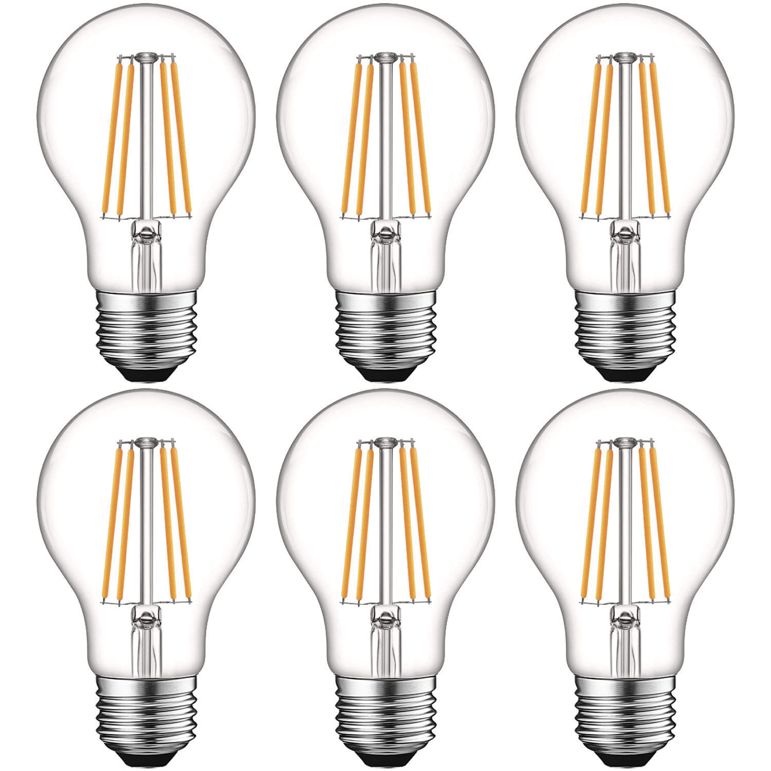 Luxrite 8 Watt (60 Watt Equivalent), Edison A19 LED, Dimmable Light Bulb, E26/Medium (Standard) Base & Reviews | Wayfair