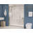 60 in. W x 70 in. H Double Added Framed Shower Door with Clear Glass-83388773