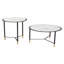 Tables basses Davis blanc et noir