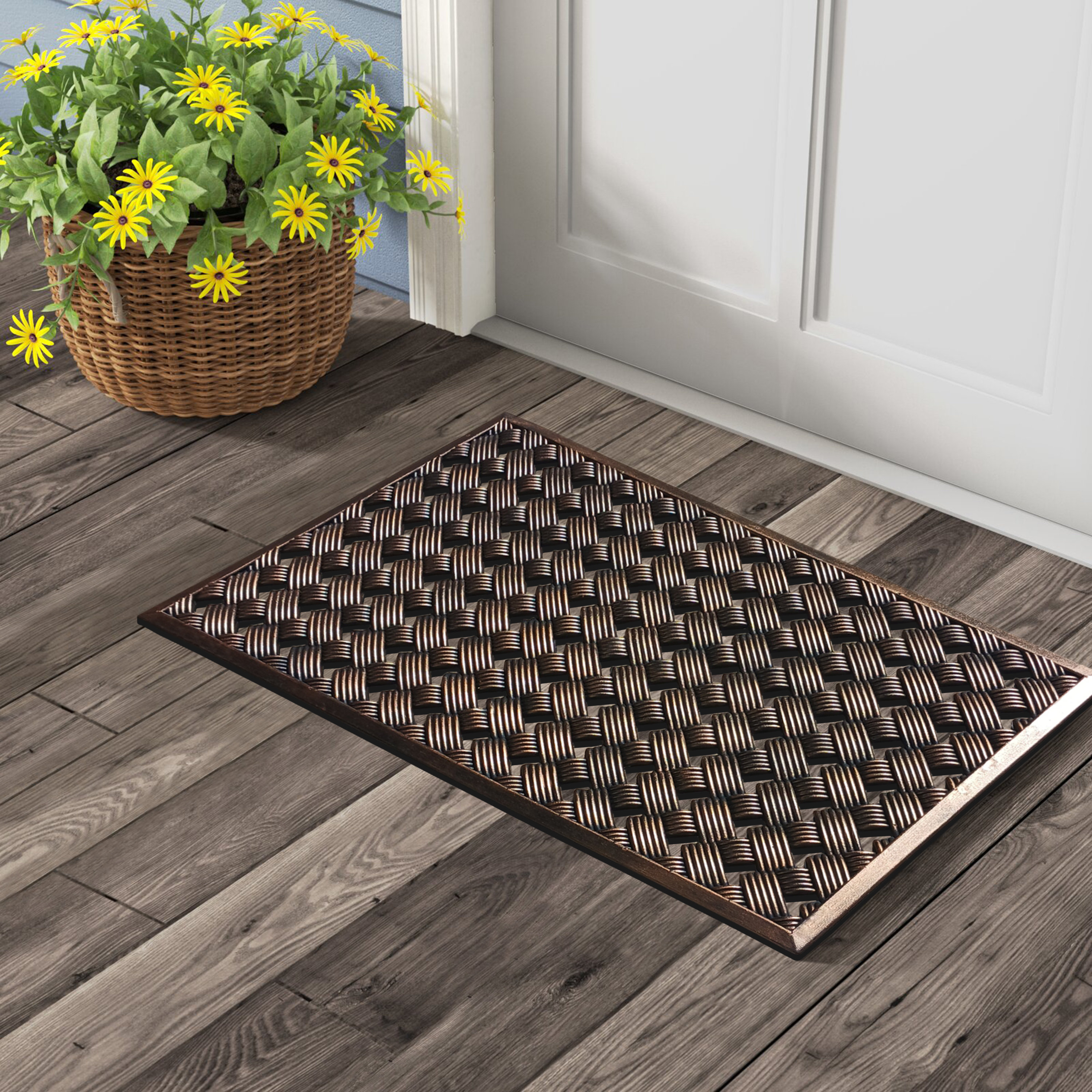 A1HC Entrance Door Mats, Durable Large Outdoor Rug, Non-Slip