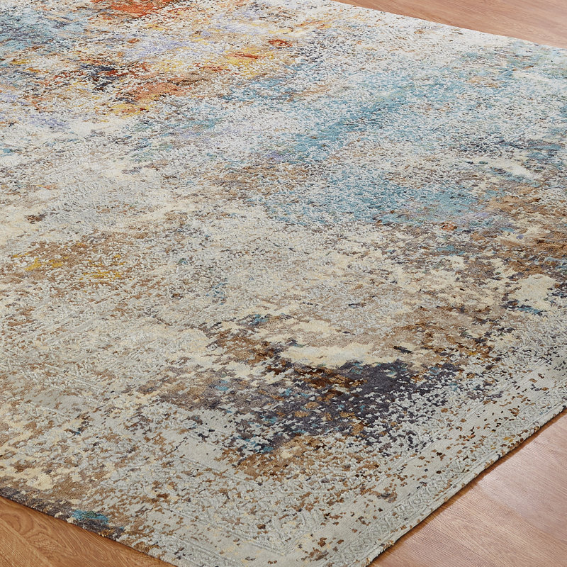 Abstract Area Rug, Rectangle 8' x 10'