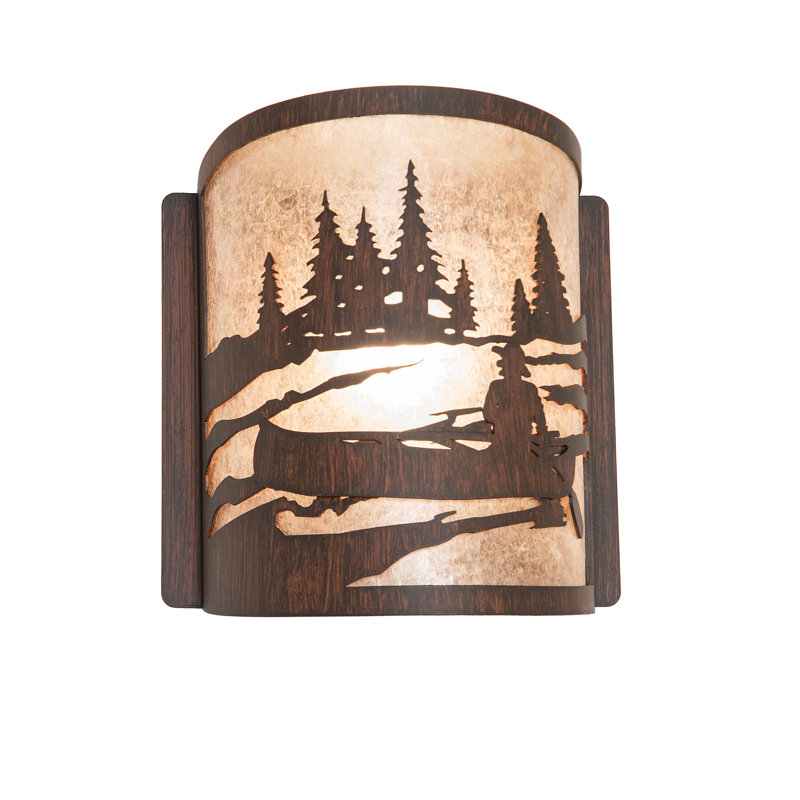 1 - Light Flush Mounted Sconce