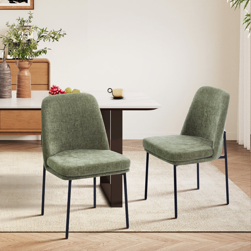 Chaise rembourrée Parsons, F - vert